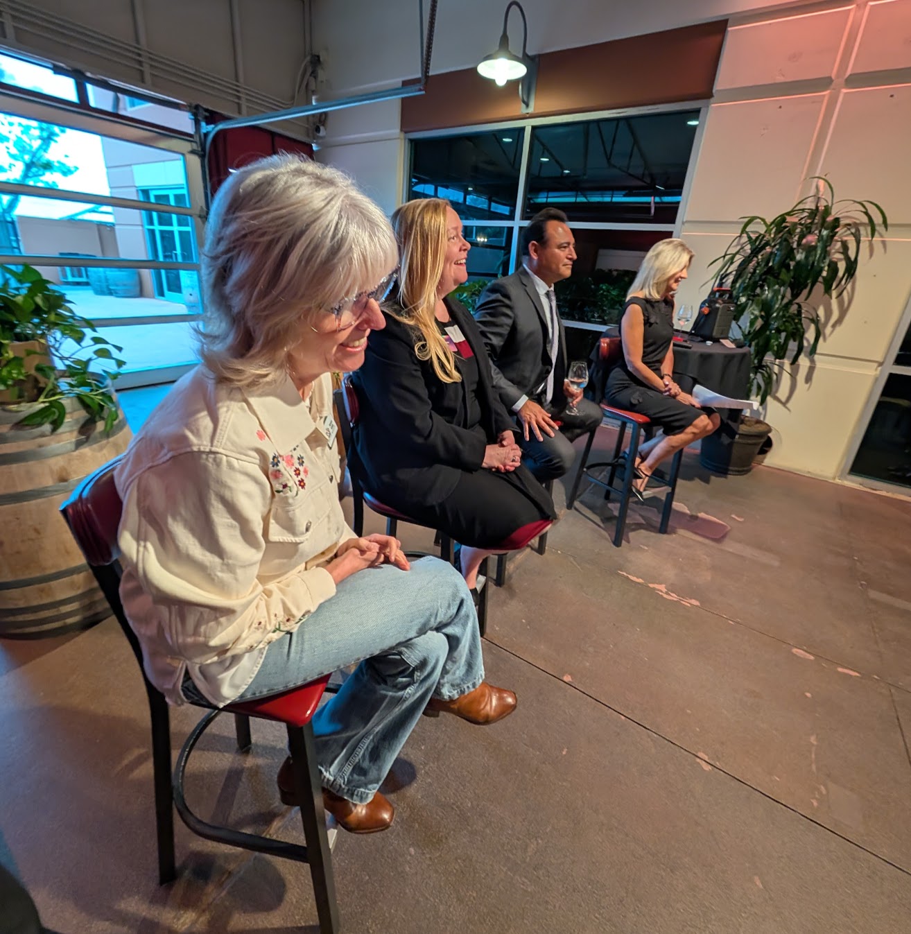 Networking at the Aspira Institute inaugural gathering